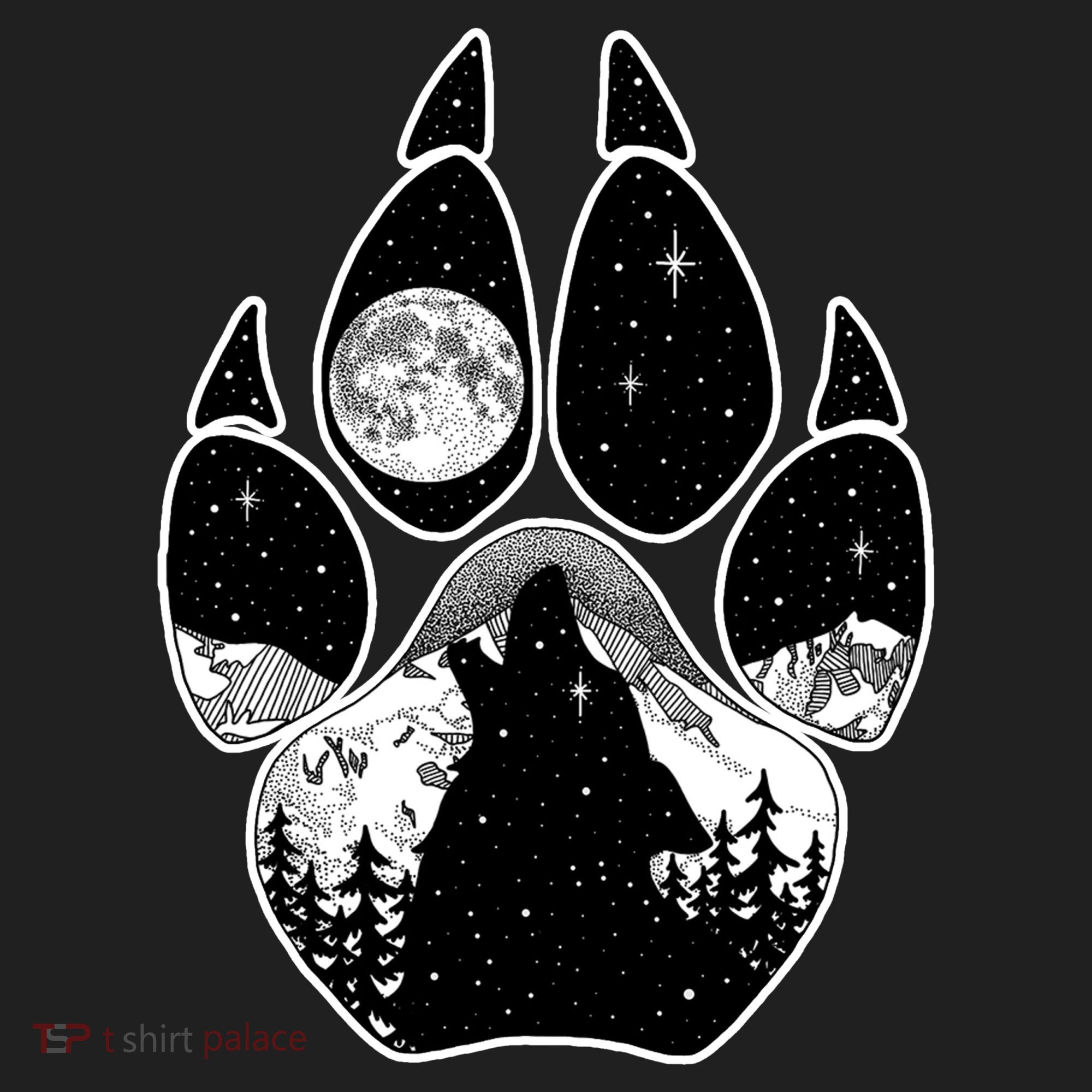 Wolf Paw Moon Howl Hat
