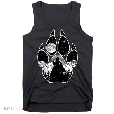Wolf Paw Moon Howl Tank Top