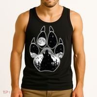 Wolf Paw Moon Howl Tank Top thumb 3