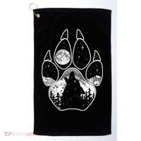 Wolf Paw Moon Howl Golf Towel thumb 0