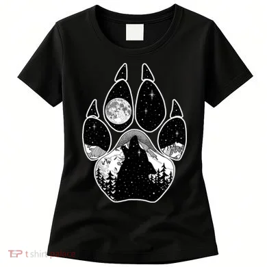 Wolf Paw Moon Howl Women's T-Shirt