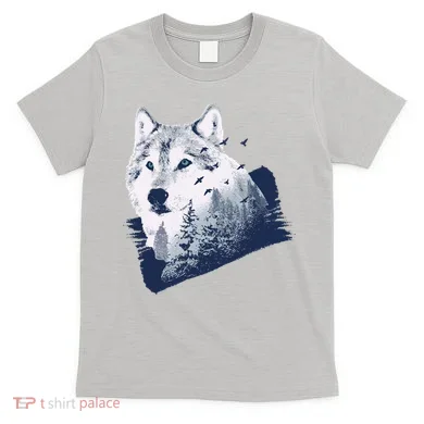 Wolf Wilderness Forest T-Shirt