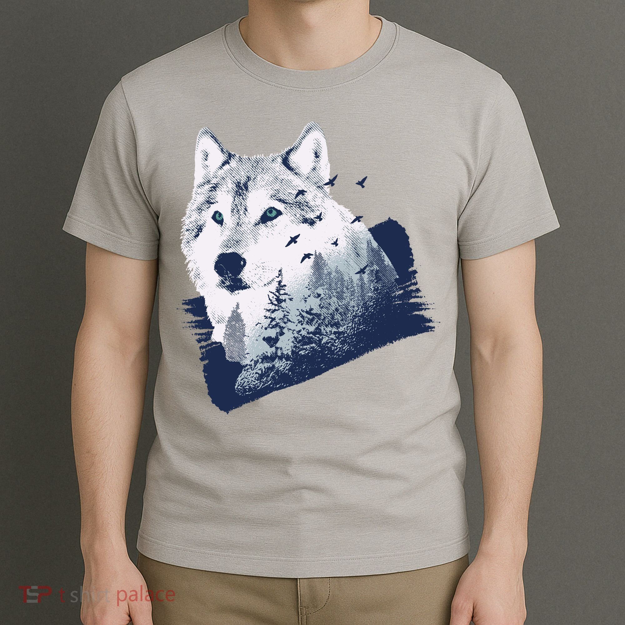 Wolf Wilderness Forest T-Shirt