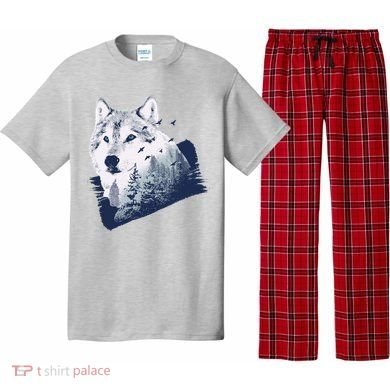 Wolf Wilderness Forest Pajama Set