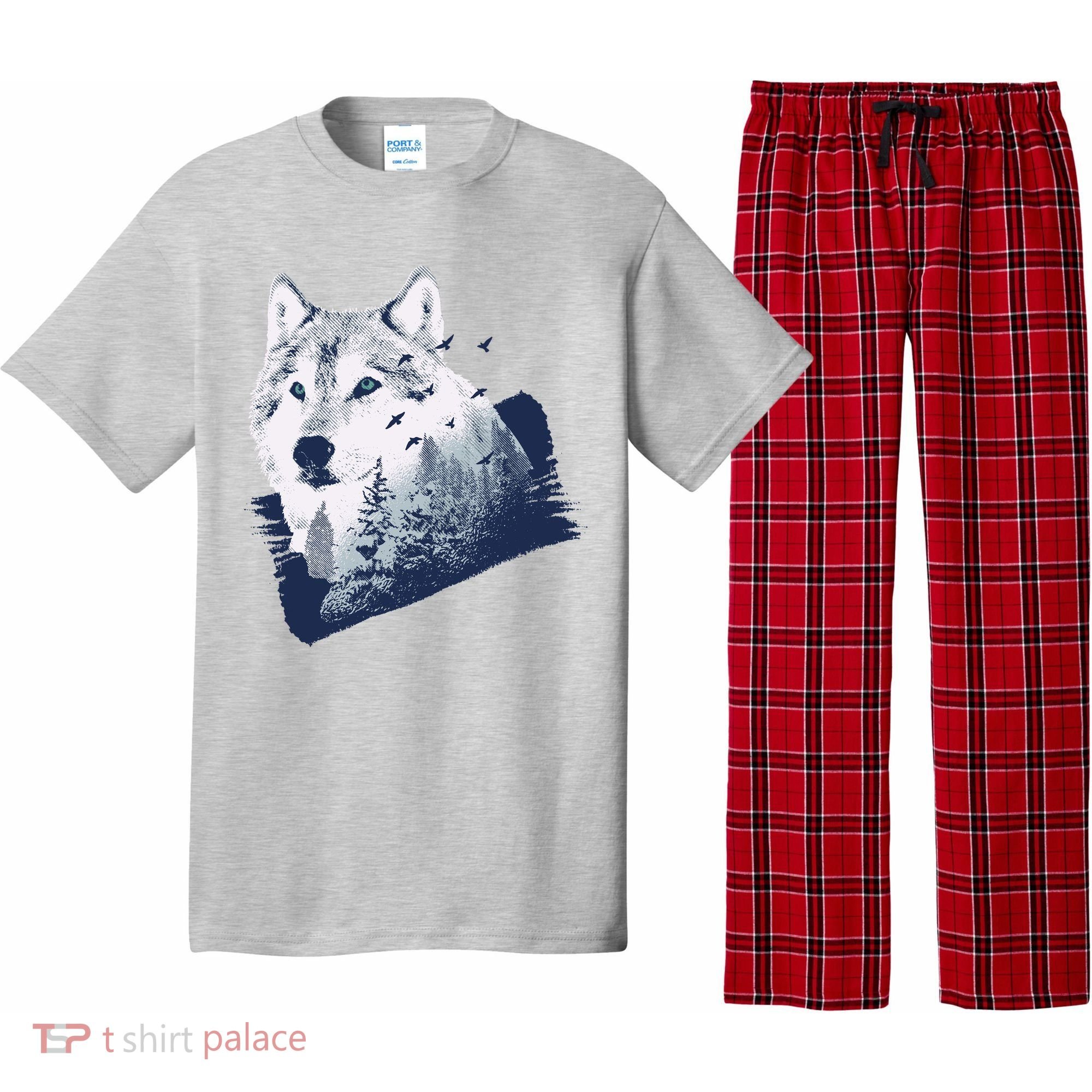 Wolf Wilderness Forest Pajama Set