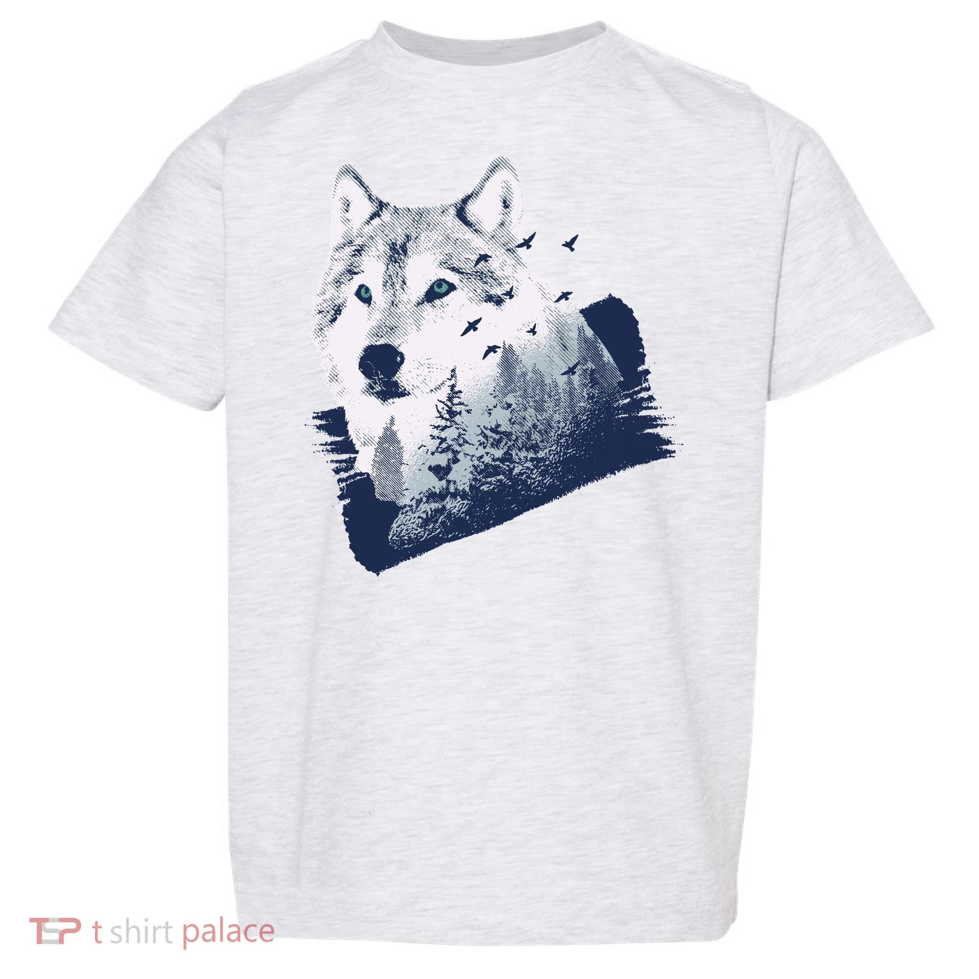 Wolf Wilderness Forest Toddler T-Shirt