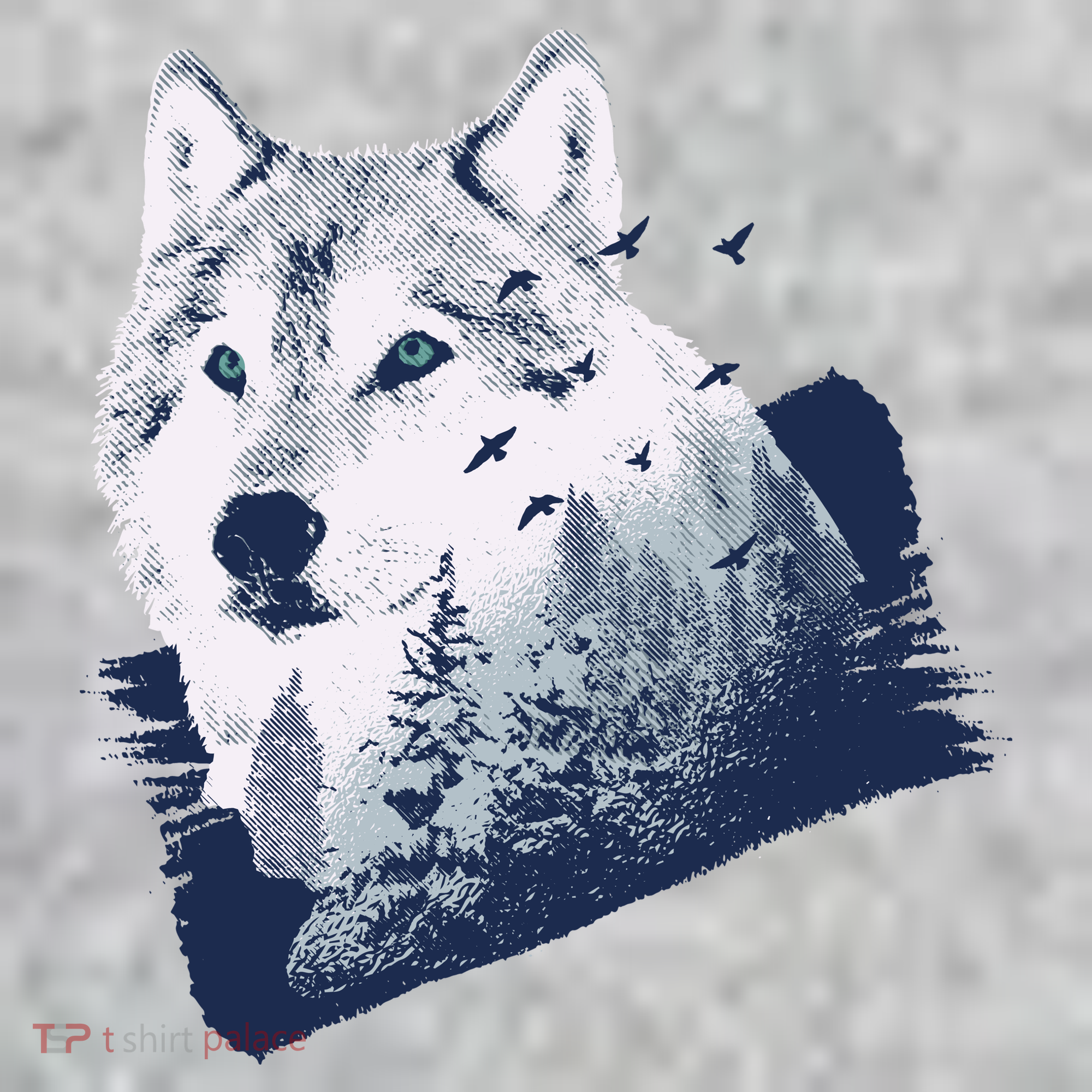 Wolf Wilderness Forest Toddler T-Shirt