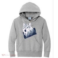 Wolf Wilderness Forest Kids Hoodie thumb 0
