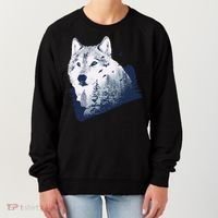 Wolf Wilderness Forest Women's Sweatshirt thumb 0