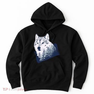 Wolf Wilderness Forest Hoodie