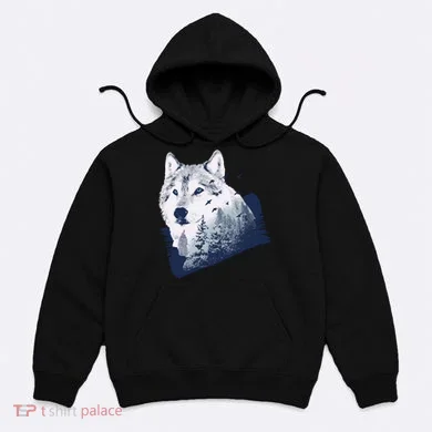 Wolf Wilderness Forest Hoodie