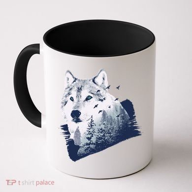 Wolf Wilderness Forest Coffee Mug