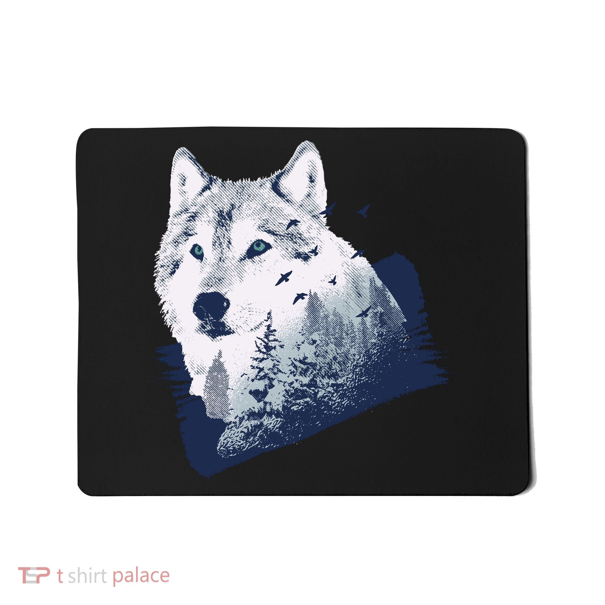 Wolf Wilderness Forest Mousepad