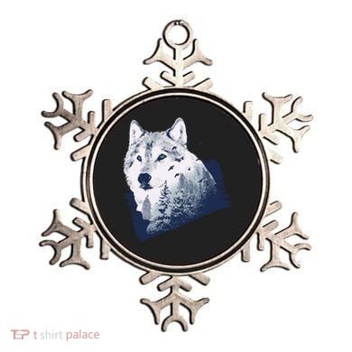 Wolf Wilderness Forest Ornament
