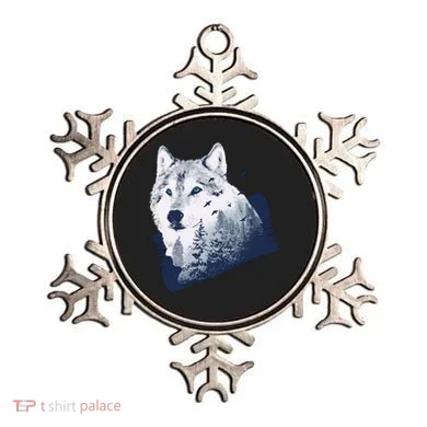 Wolf Wilderness Forest Ornament