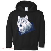 Wolf Wilderness Forest Toddler Hoodie thumb 0