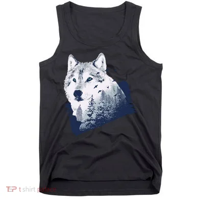 Wolf Wilderness Forest Tank Top