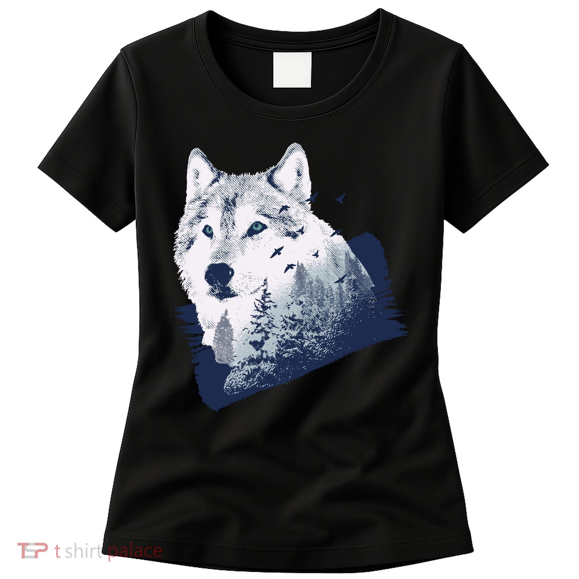 Wolf Wilderness Forest Women's T-Shirt