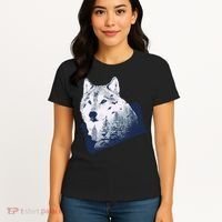 Wolf Wilderness Forest Women's T-Shirt thumb 4