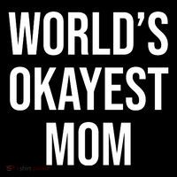 Worlds Okayest Mom Funny Women's Hoodie thumb 2