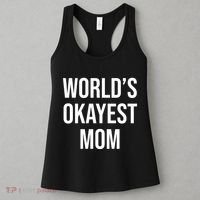 Worlds Okayest Mom Funny Women's Tank Top thumb 3