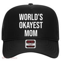 Worlds Okayest Mom Funny Hat thumb 0
