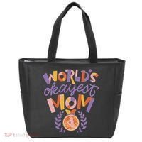 World's Okayest Mom Award Tote Bag thumb 0