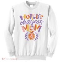 World's Okayest Mom Award Sweatshirt thumb 0