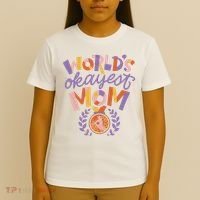 World's Okayest Mom Award T-Shirt thumb 4