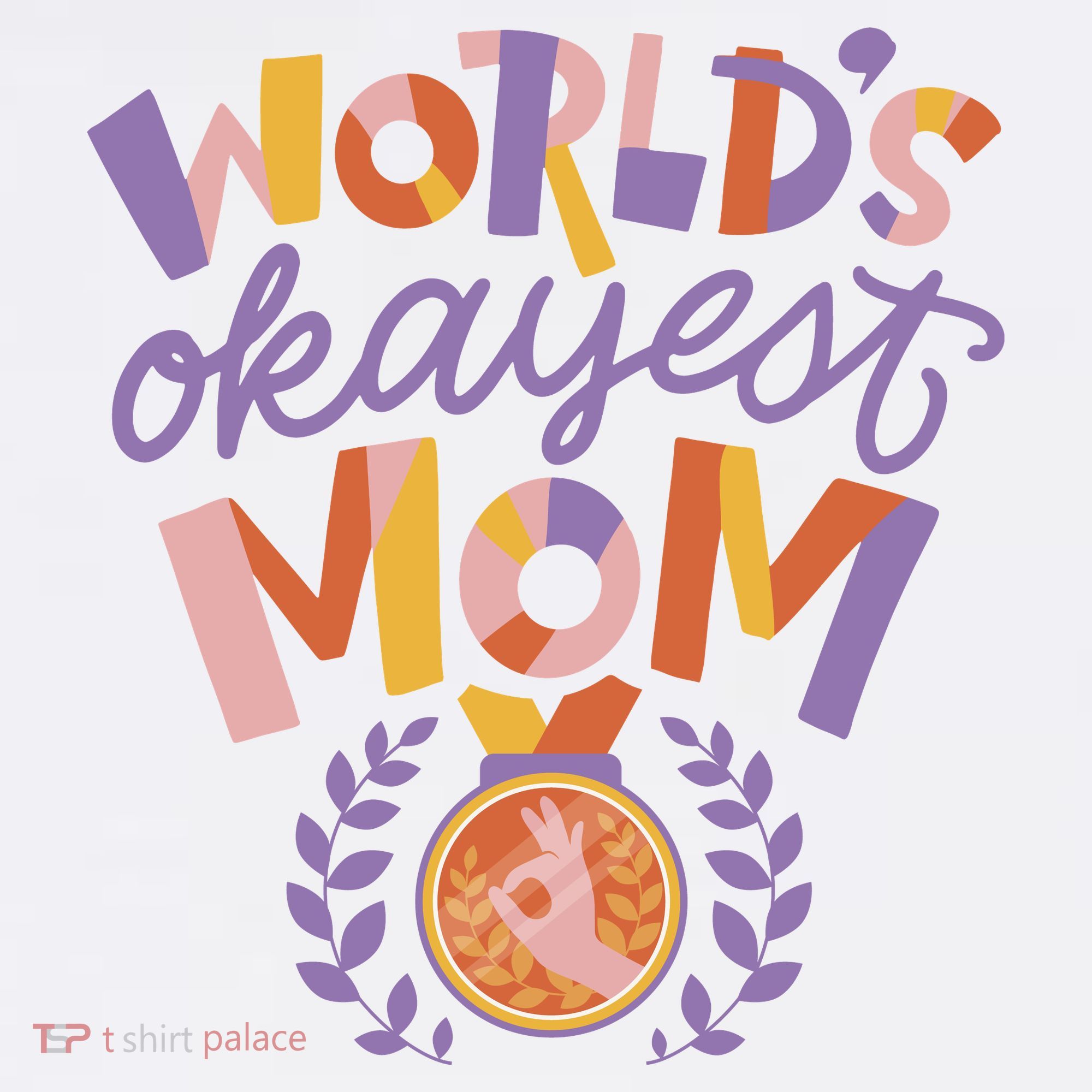 World's Okayest Mom Award Mousepad