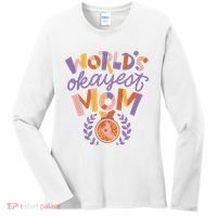 World's Okayest Mom Award Women's Long Sleeve Shirt thumb 0
