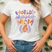 World's Okayest Mom Award Women's T-Shirt thumb 2