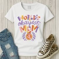 World's Okayest Mom Award Women's T-Shirt thumb 3