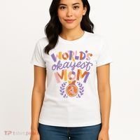 World's Okayest Mom Award Women's T-Shirt thumb 4