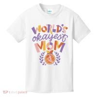 World's Okayest Mom Award Kids T-Shirt thumb 0