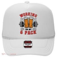 Working On My 6 Pack Beer Dad Funny Gymmer Hat thumb 0