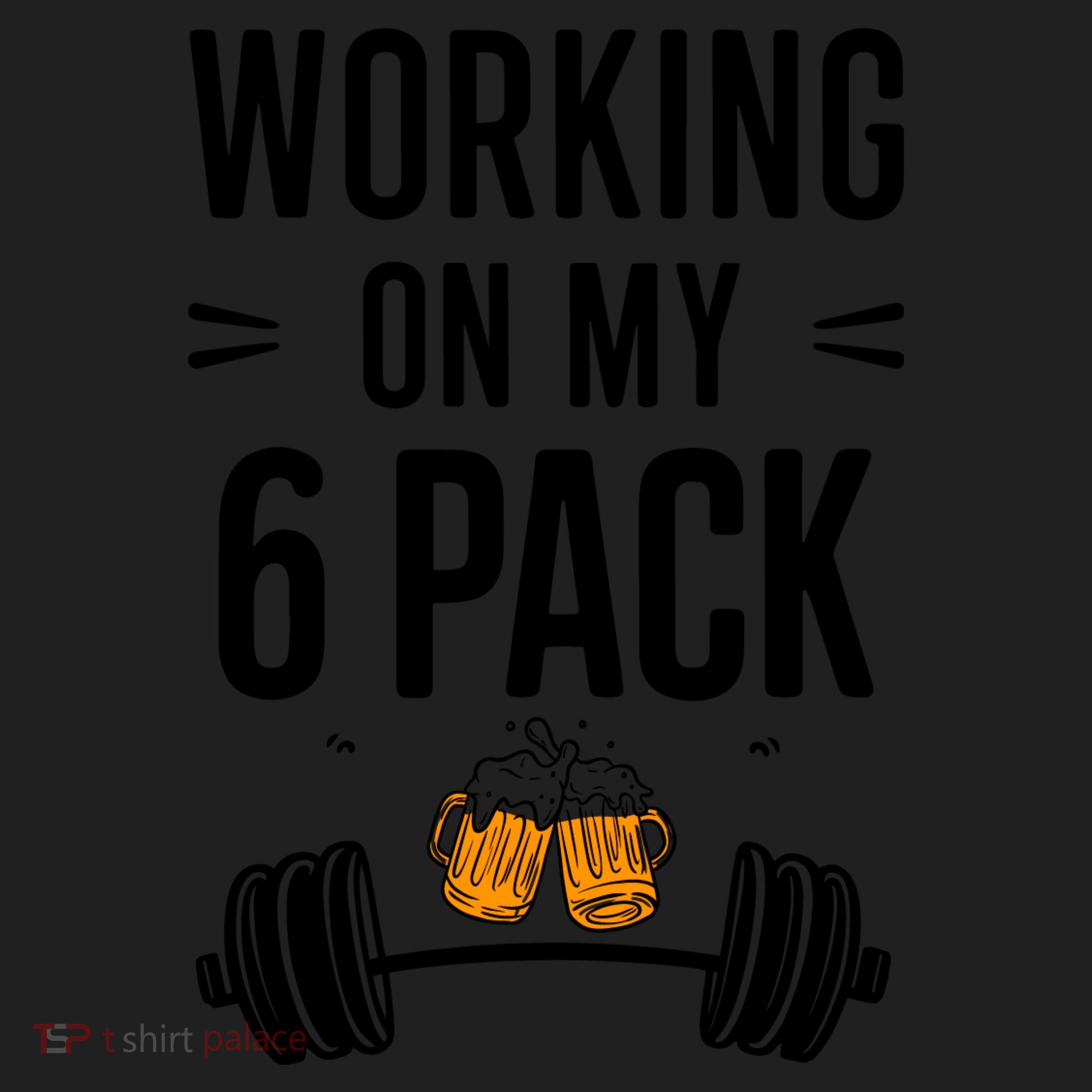 Working On My 6 Pack Beer Dad Funny Gymmer Women's Sweatshirt