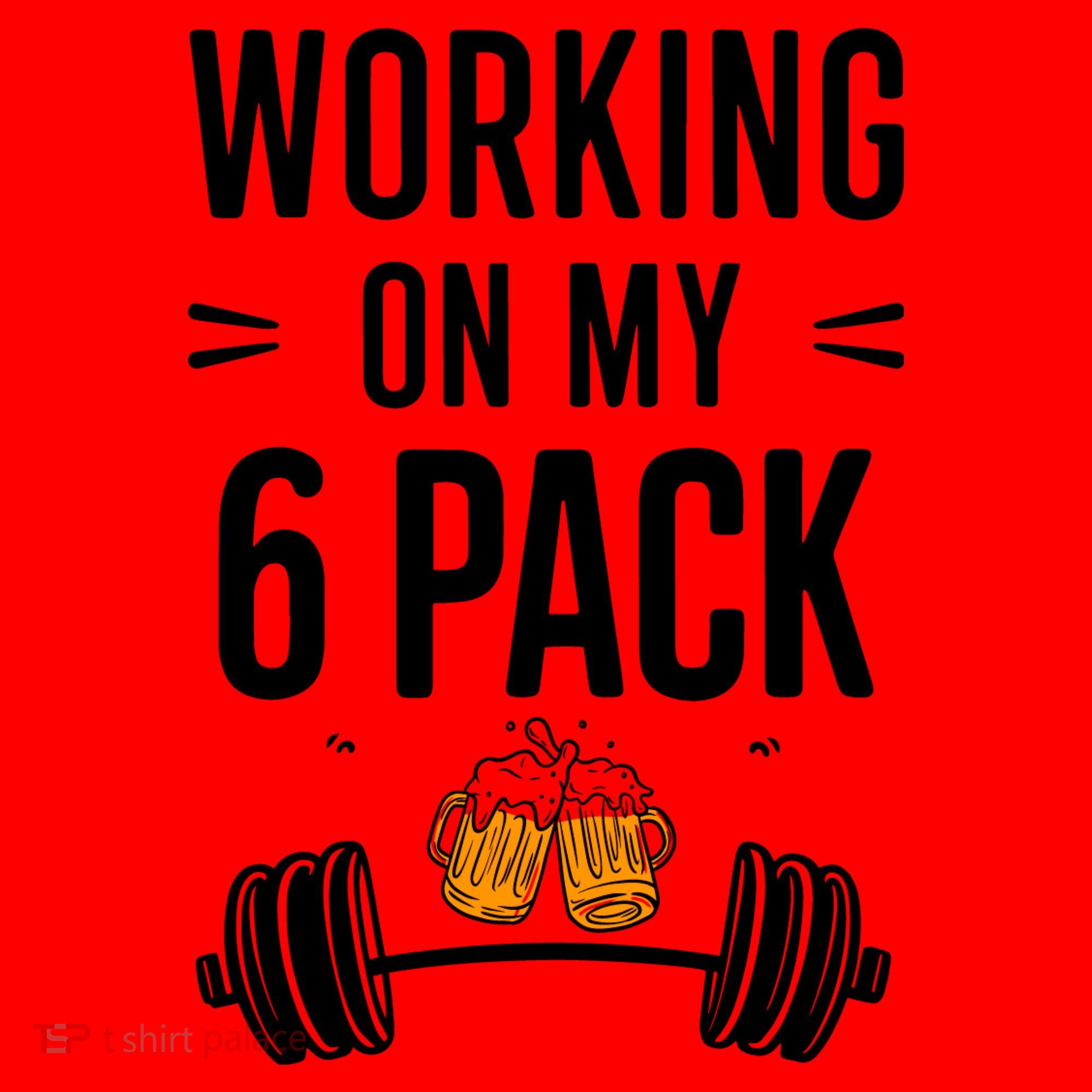 Working On My 6 Pack Beer Dad Funny Gymmer Santa Hat