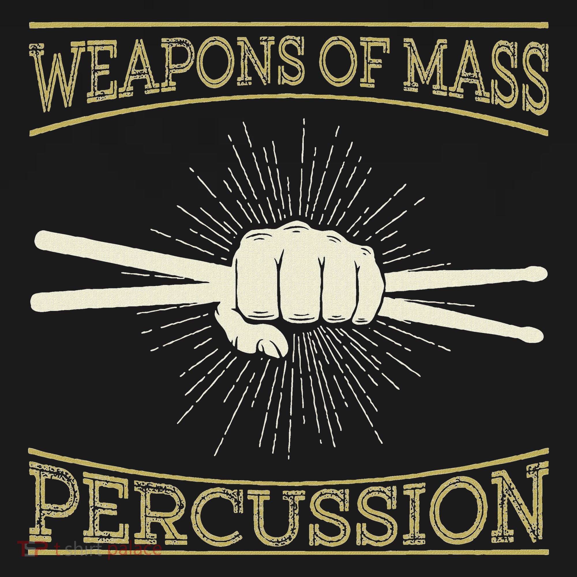 Weapons Of Mass Percussion Drums Apron