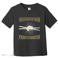 Weapons Of Mass Percussion Drums Toddler T-Shirt thumb 0