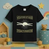 Weapons Of Mass Percussion Drums Toddler T-Shirt thumb 3