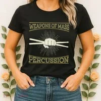 Weapons Of Mass Percussion Drums Women's T-Shirt thumb 2