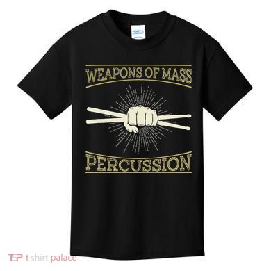 Weapons Of Mass Percussion Drums Kids T-Shirt