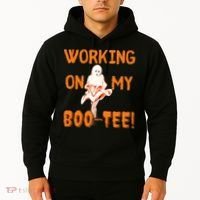 Working On My Boo Working On My Booty Funny Gym Funny Hallowen Hoodie thumb 2