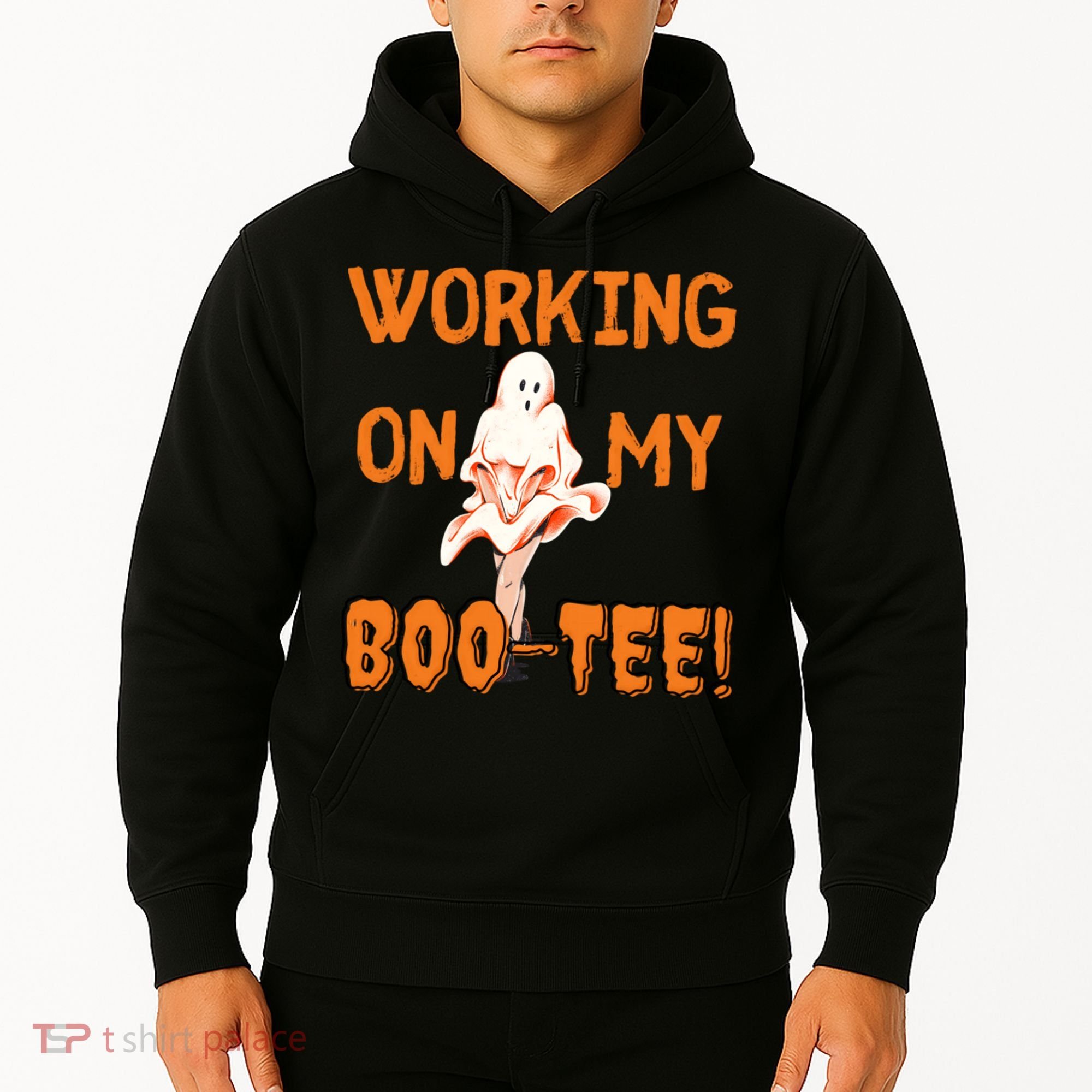 Working On My Boo Working On My Booty Funny Gym Funny Hallowen Hoodie