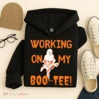 Working On My Boo Working On My Booty Funny Gym Funny Hallowen Hoodie thumb 4
