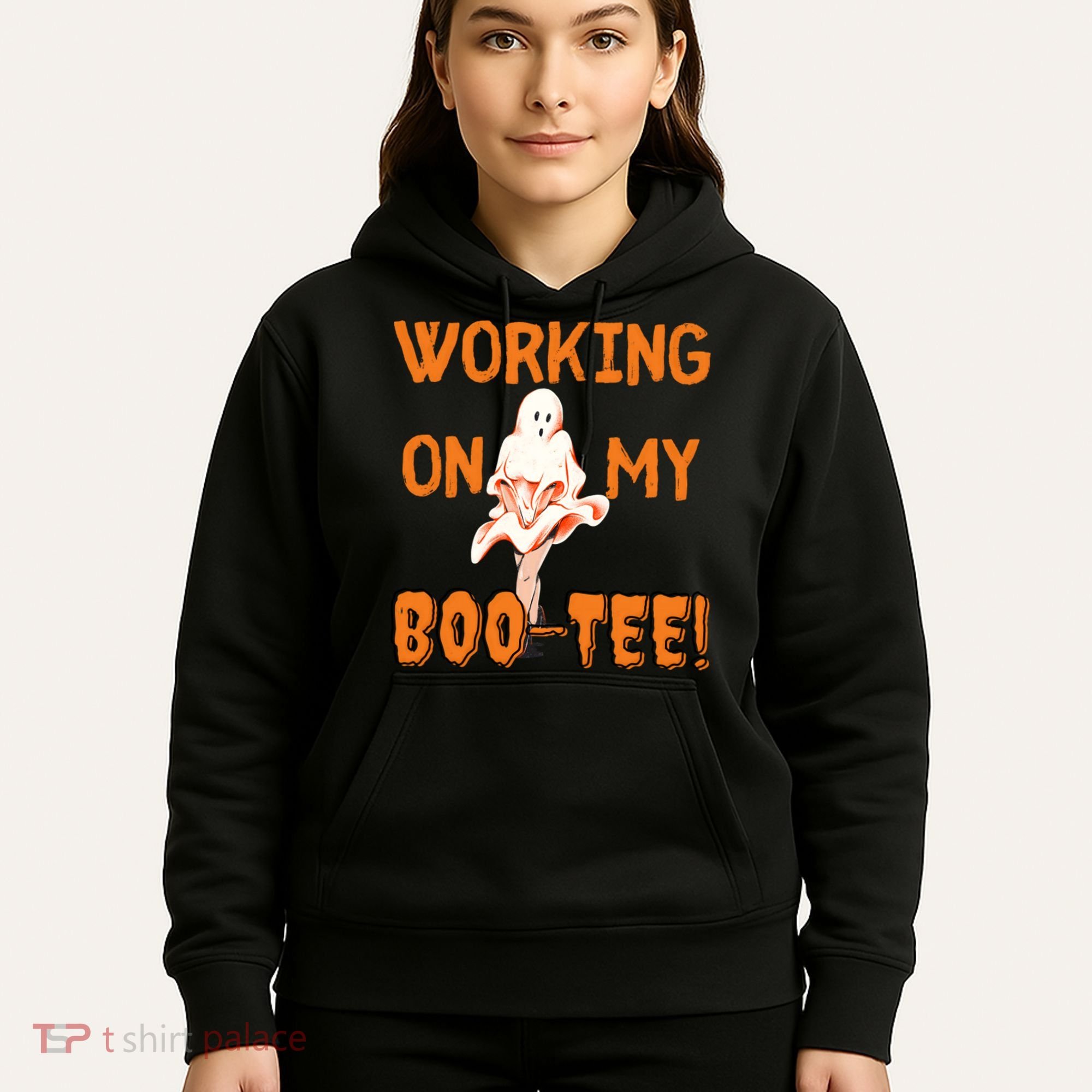 Working On My Boo Working On My Booty Funny Gym Funny Hallowen Hoodie