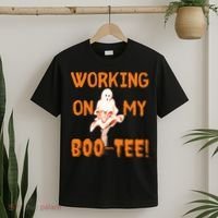 Working On My Boo Working On My Booty Funny Gym Funny Hallowen T-Shirt thumb 2