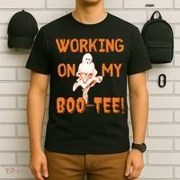 Working On My Boo Working On My Booty Funny Gym Funny Hallowen T-Shirt thumb 6