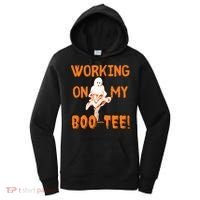 Working On My Boo Working On My Booty Funny Gym Funny Hallowen Women's Hoodie thumb 0
